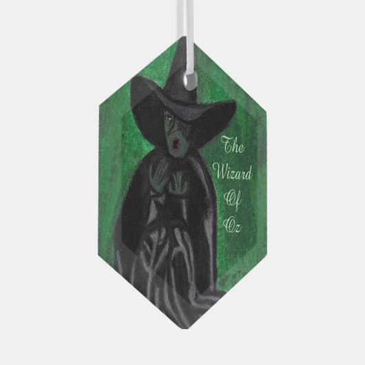 WIZARD VAN OZ MELTING WITCH Ornament (Voorkant Rechts)