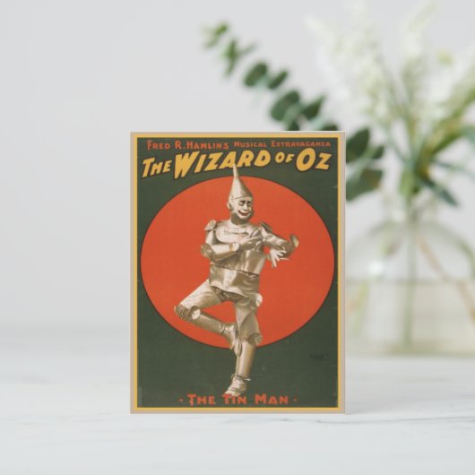  wizard van OZ-Poster Briefkaart (Staand voorkant)