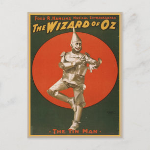 wizard van OZ-Poster Briefkaart