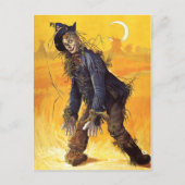  wizard van Oz Scarecrow Briefkaart (Voorkant)