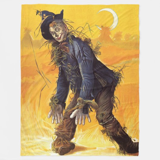 wizard van Oz Scarecrow Fleece Deken (Voorkant)