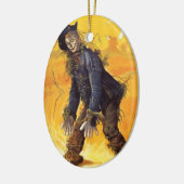wizard van Oz Scarecrow Keramisch Ornament (Links)