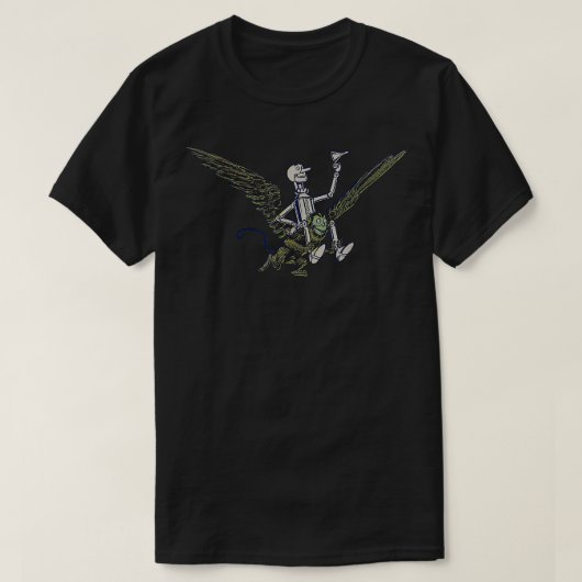 wizard van OZ T - Tin Man T-shirt OZ Flying Mon (Design voorkant)