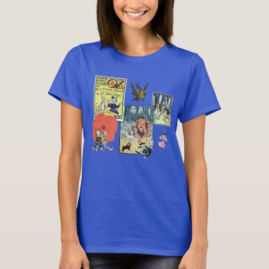 wizard van Oz, tekenaars en scènes T-shirt (Voorkant)