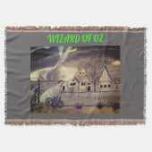 WIZARD VAN OZ TWISTER DOOR BLANKET DEKEN (Voorkant)