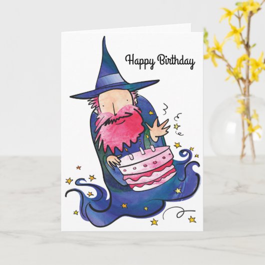 Wizard Verjaardag Kaart