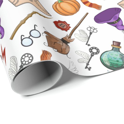 Wizard verjaardagsfeestje cadeaupapier (Rol Hoek)