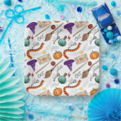 Wizard verjaardagsfeestje papieren bordje (Feest)