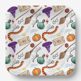 Wizard verjaardagsfeestje papieren bordje