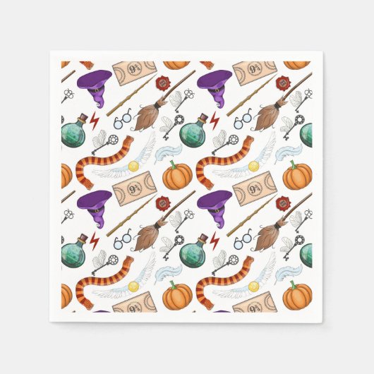 Wizard verjaardagsfeestje servet (Voorkant)