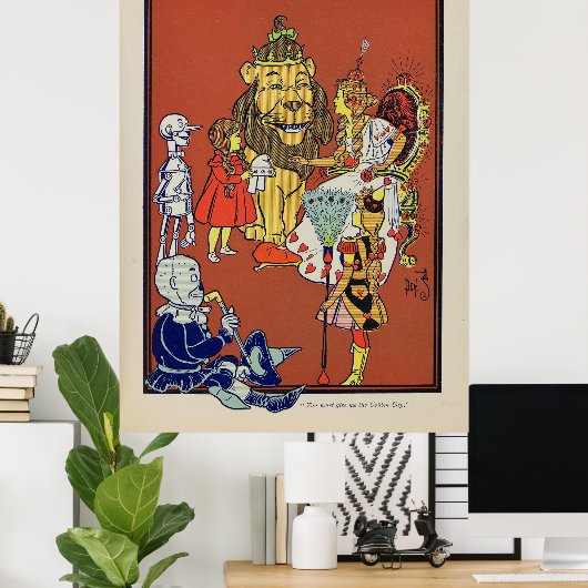 wizard voor OZ - grote afdrukken Poster (Thuiskantoor)