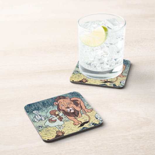  wizard voor Oz-tekens, Gele Brick Road Bier Onderzetter (Rechterzijde)