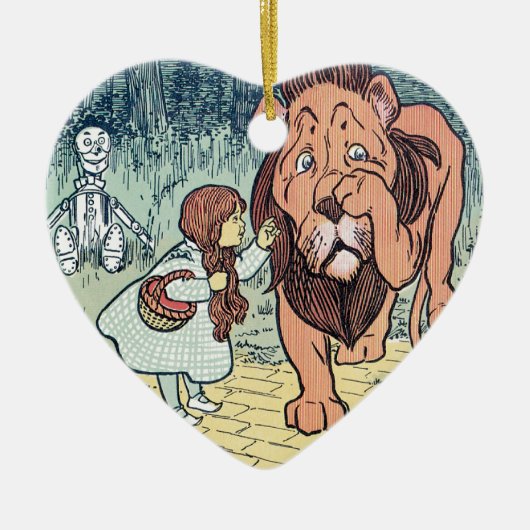  wizard voor Oz-tekens, Gele Brick Road Keramisch Ornament (Voorkant)