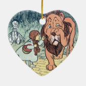  wizard voor Oz-tekens, Gele Brick Road Keramisch Ornament (Achterkant)