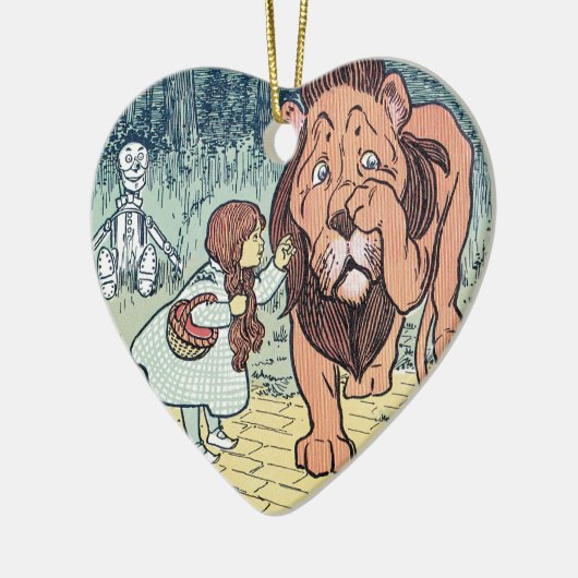  wizard voor Oz-tekens, Gele Brick Road Keramisch Ornament (Links)