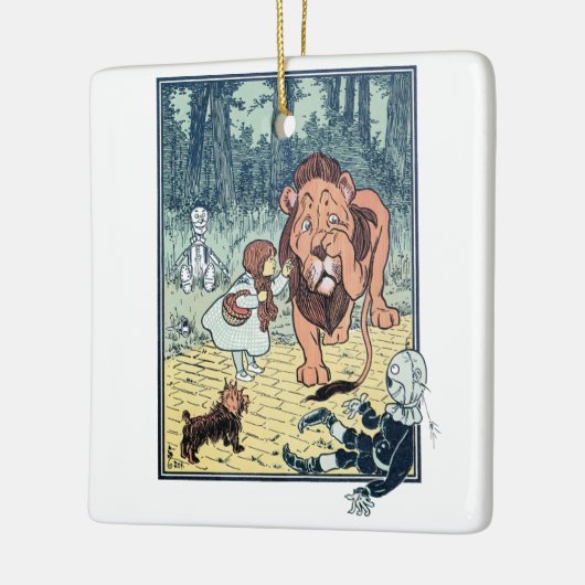  wizard voor Oz-tekens, Gele Brick Road Keramisch Ornament (Links)