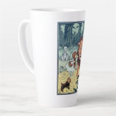  wizard voor Oz-tekens, Gele Brick Road Latte Mok (Linkerhoek)