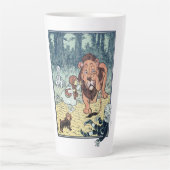 wizard voor Oz-tekens, Gele Brick Road Latte Mok (Voorkant)