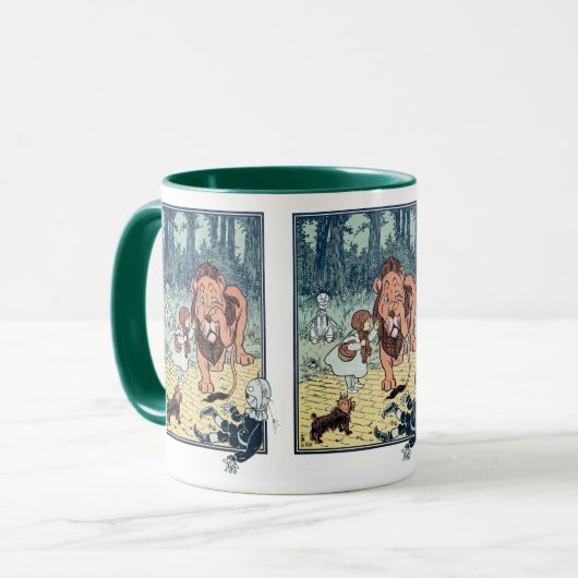  wizard voor Oz-tekens, Gele Brick Road Mok (Voorkant links)