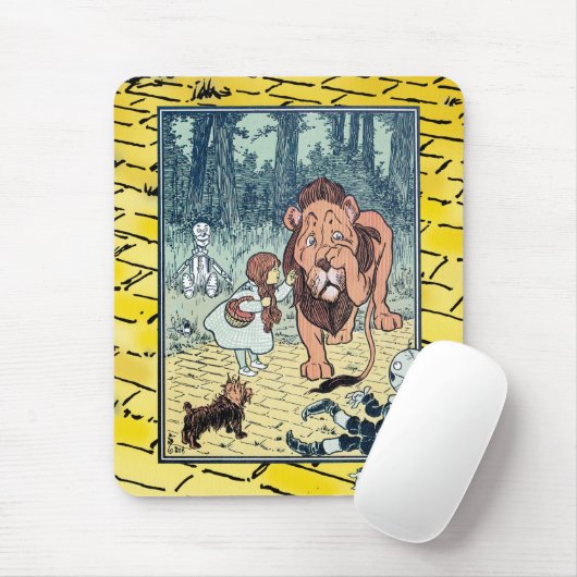  wizard voor Oz-tekens, Gele Brick Road Muismat (Met muis)