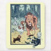 wizard voor Oz-tekens, Gele Brick Road Muismat (Voorkant)