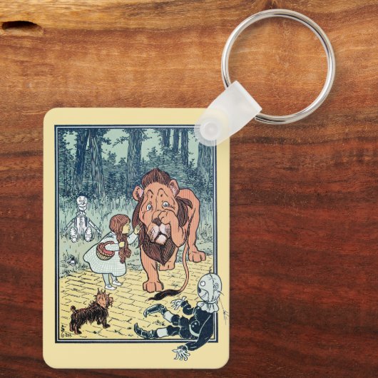 wizard voor Oz-tekens, Gele Brick Road Sleutelhanger (Achterkant)