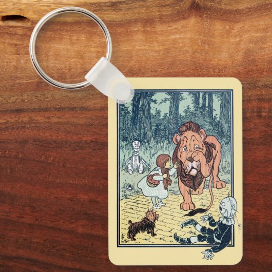  wizard voor Oz-tekens, Gele Brick Road Sleutelhanger (Voorkant)