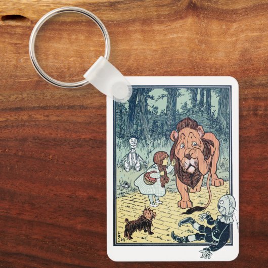  wizard voor Oz-tekens, Gele Brick Road Sleutelhanger (Voorkant)