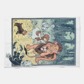  wizard voor Oz-tekens, Gele Brick Road Theedoek (Horizontaal)