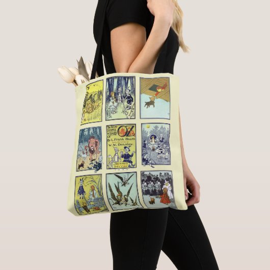  wizard voor Oz-tekens, Gele Brick Road Tote Bag (Dichtbij)