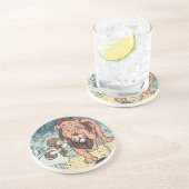 wizard voor Oz-tekens, Gele Brick Road Zandsteen Onderzetter (Zijkant)