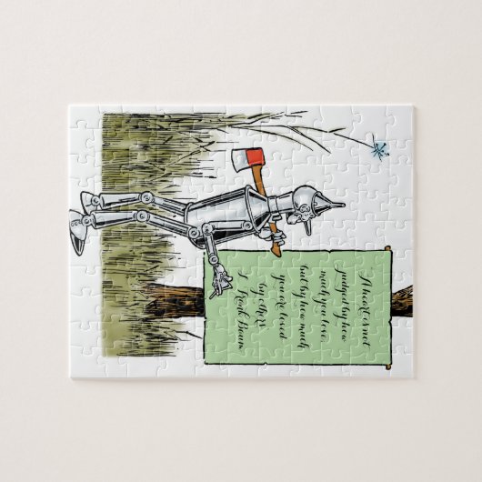 wizard voor Oz, Tinman Reading Sign Legpuzzel (Horizontaal)