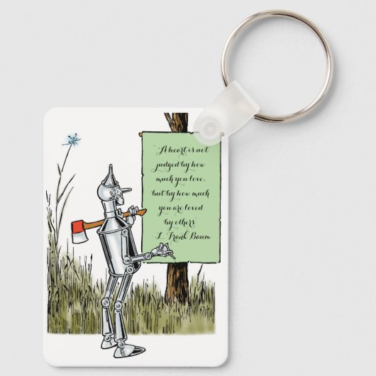  wizard voor Oz, Tinman Reading Sign Sleutelhanger (Achterkant)