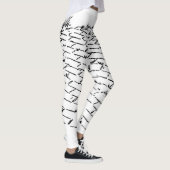  wizard voor Oz Yellow Brick Road Pattern Leggings (Rechts)