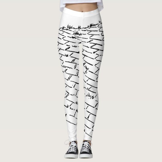  wizard voor Oz Yellow Brick Road Pattern Leggings (Voorkant)