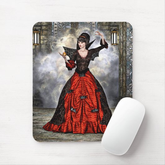 Wizard vrouw muismat (Met muis)