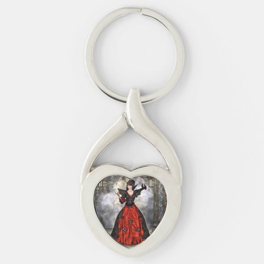 Wizard vrouw sleutelhanger (Voorkant)