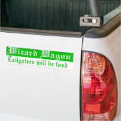 Wizard wagen bumpersticker (Op Truck)