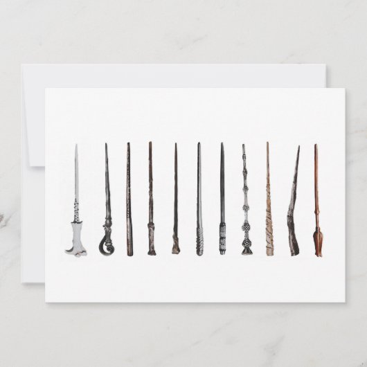 Wizard Wands Kaart (Voorkant)