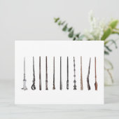 Wizard Wands Kaart (Staand voorkant)