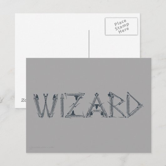 Wizard Weapon Collage Briefkaart (Voorkant / Achterkant)