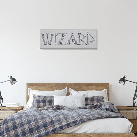 Wizard Weapon Collage Canvas Afdruk (Insitu (Slaapkamer))