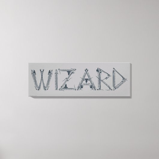 Wizard Weapon Collage Canvas Afdruk (Voorkant)