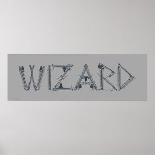 Wizard Weapon Collage Poster