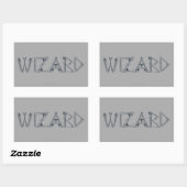 Wizard Weapon Collage Rechthoekige Sticker (Vel)