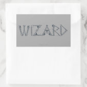 Wizard Weapon Collage Rechthoekige Sticker (Tas)