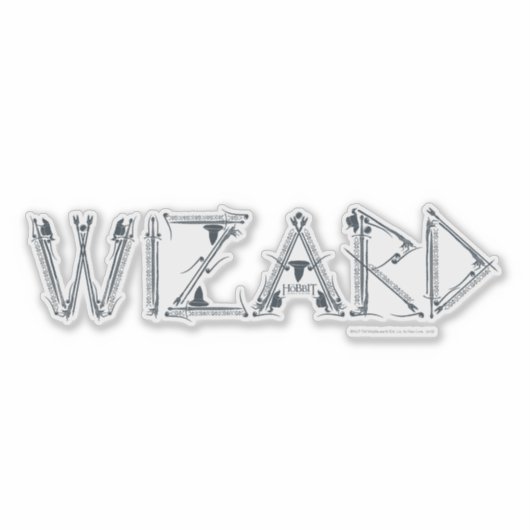 Wizard Weapon Collage Sticker (Voorkant)