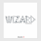 Wizard Weapon Collage Sticker (Vel)