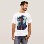 Wizard Wiener � Magical Dachshund T-shirt (Voorkant volledig)