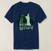 Wizard wiskunde t-shirt (Design voorkant)
